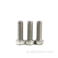 Hex Head Bolts Head Grade 4.8/ 8.8/ 10.9/ 12.9 DIN 933 Hexagon Heavy Hex Bolt για μηχανήματα